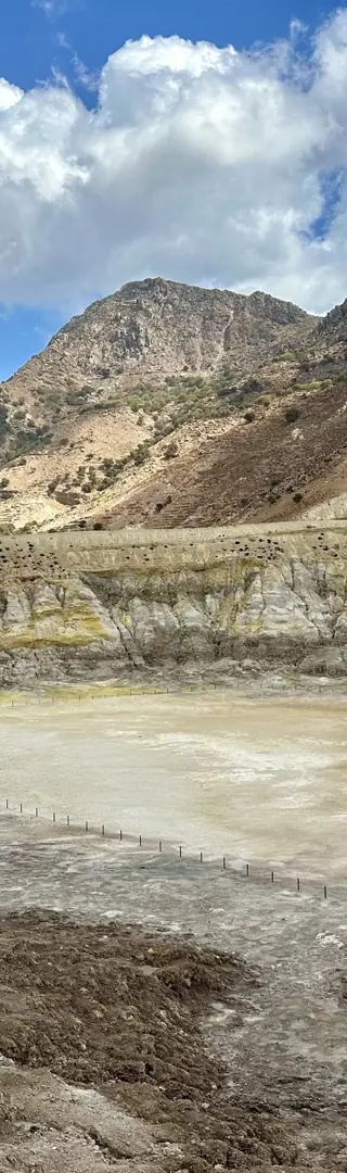 Beeindruckender Stefanos-Krater